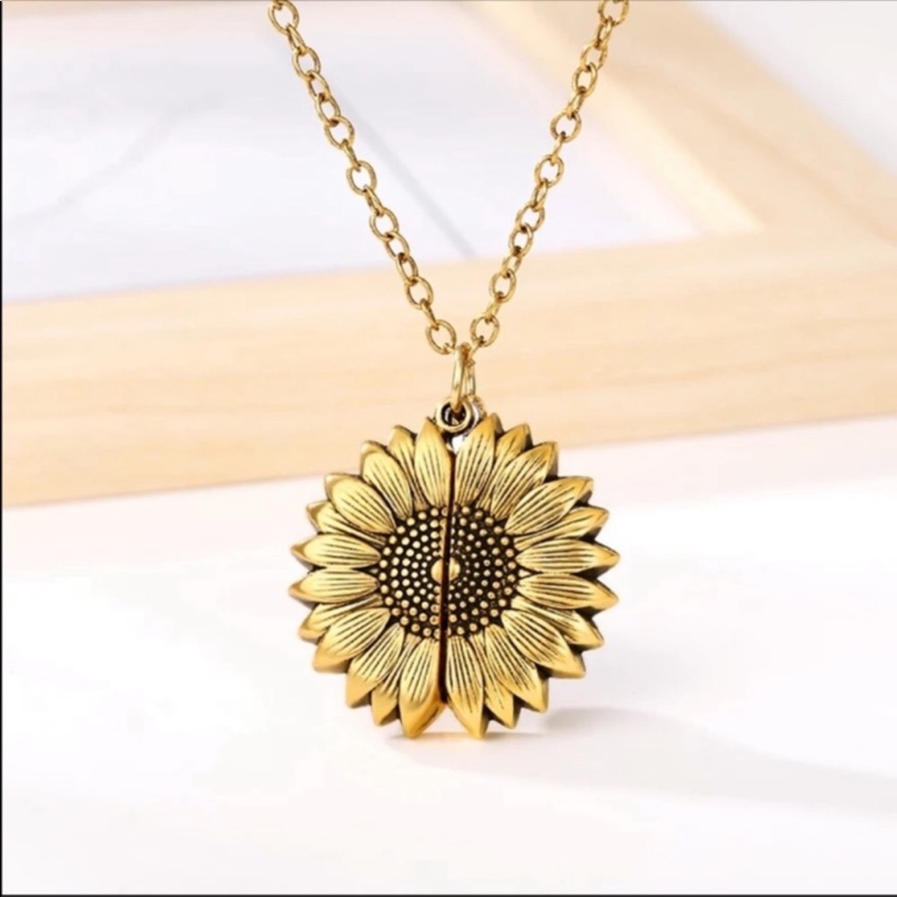 ☆You are my sunshine gold plated unisex  necklace - Picture 3 of 4